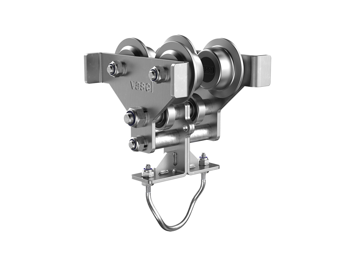 I-Beam Cable Trolley (U-bolt)(4WU) for Roundform Cables (2020 Series)